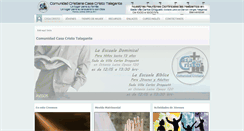 Desktop Screenshot of casacristo.org